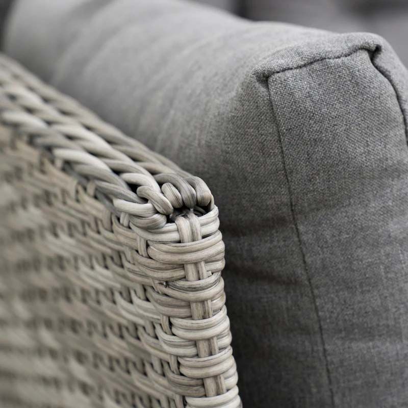 7 Seater Rattan Garden Furniture Set - Grey
