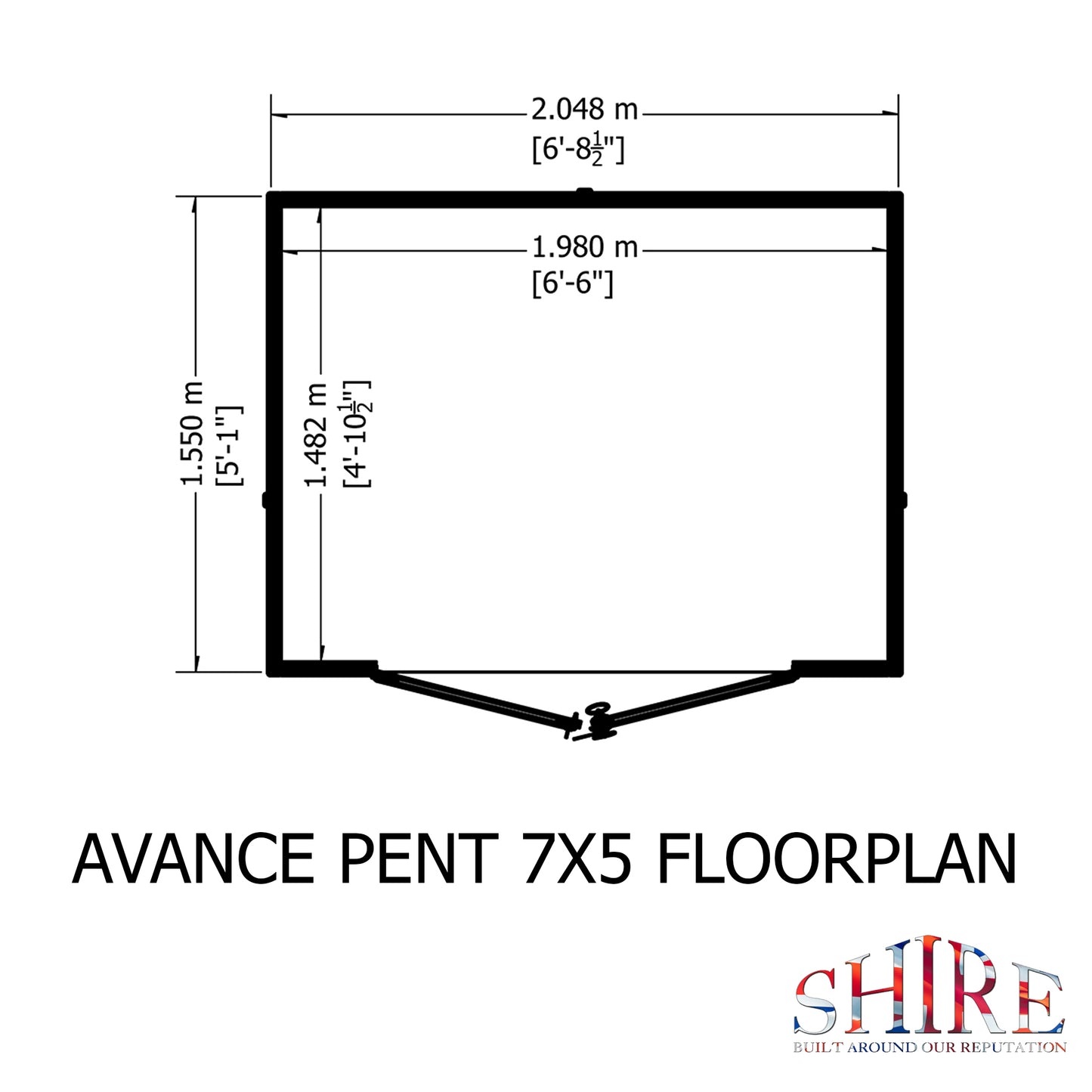 Avance 7x5m Summerhouse