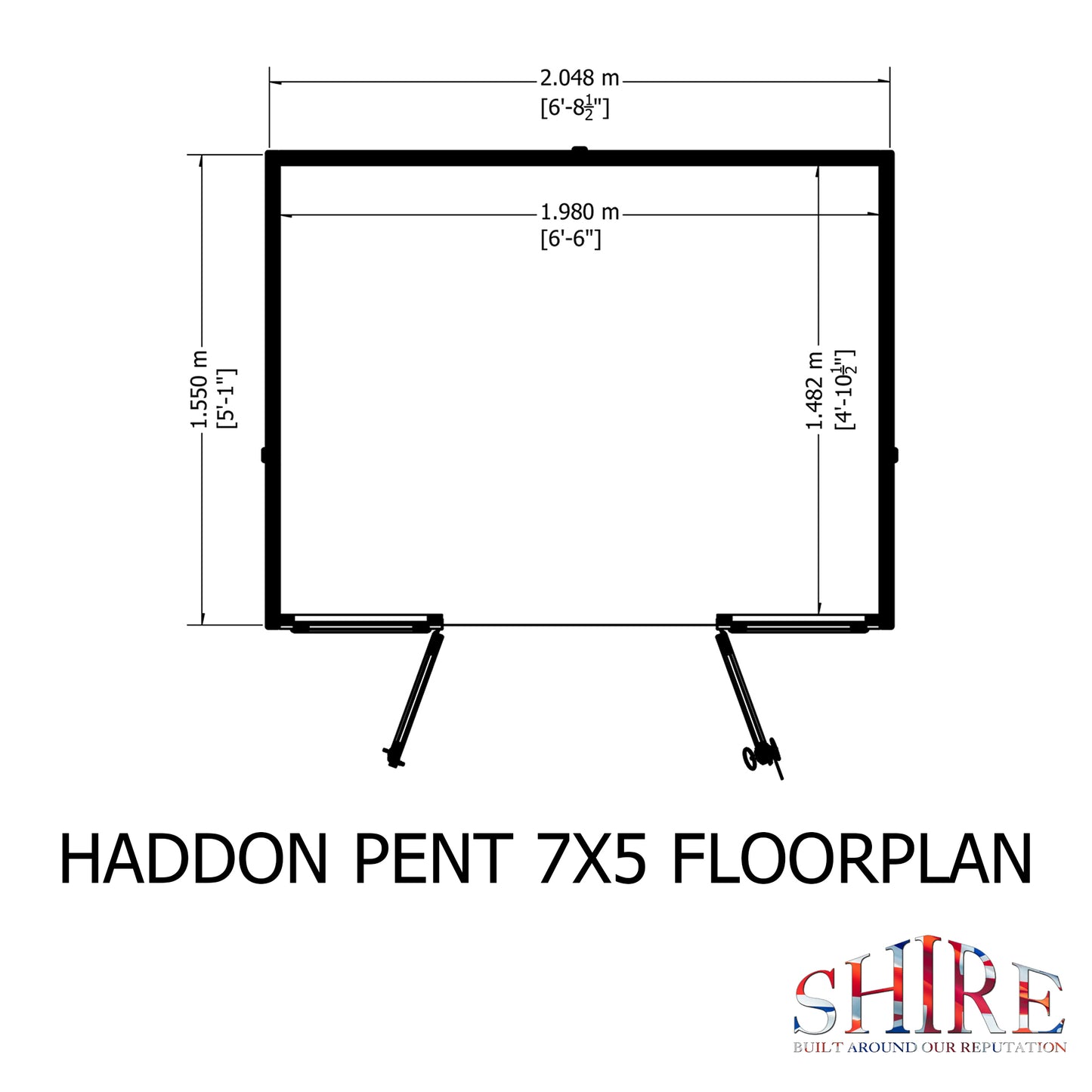 Haddon Pent 7x5 Summerhouse