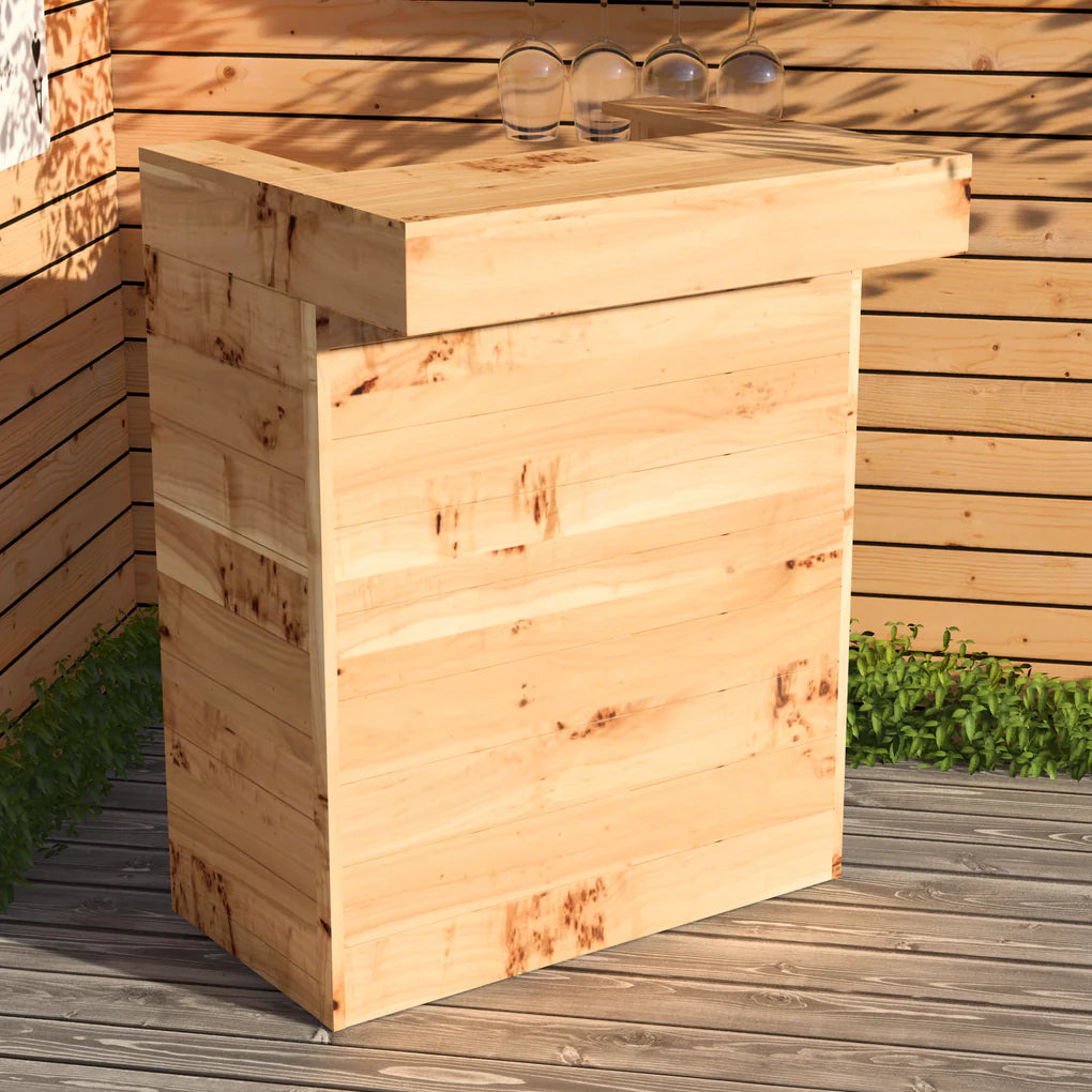 Rustic Wooden Pallet Bar