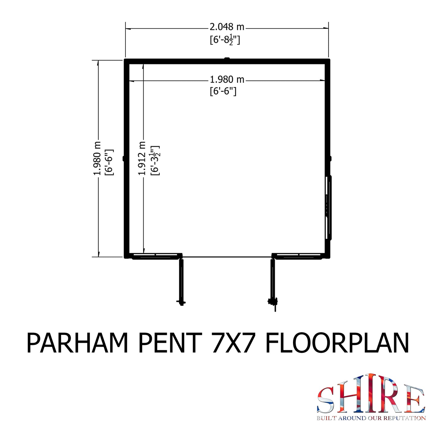 Parham 7x7 Summerhouse