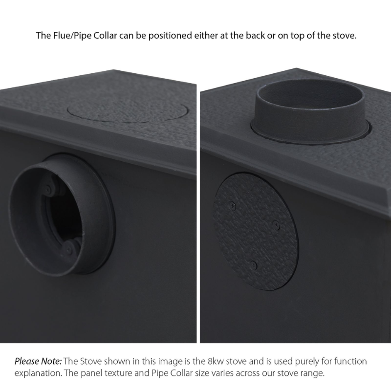 Royal Fire™ 8kW Cast Iron Wood and Charcoal Burning Stove