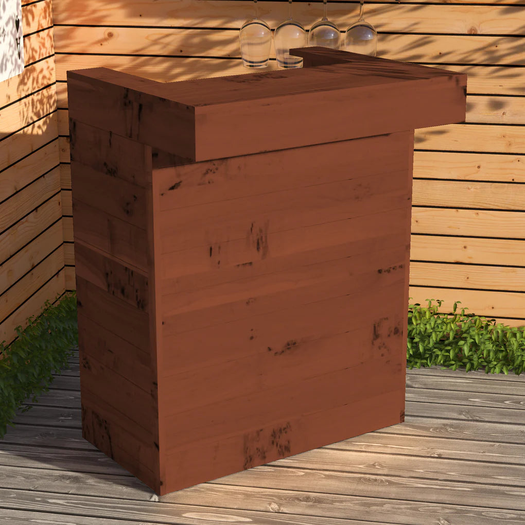 Rustic Wooden Pallet Bar