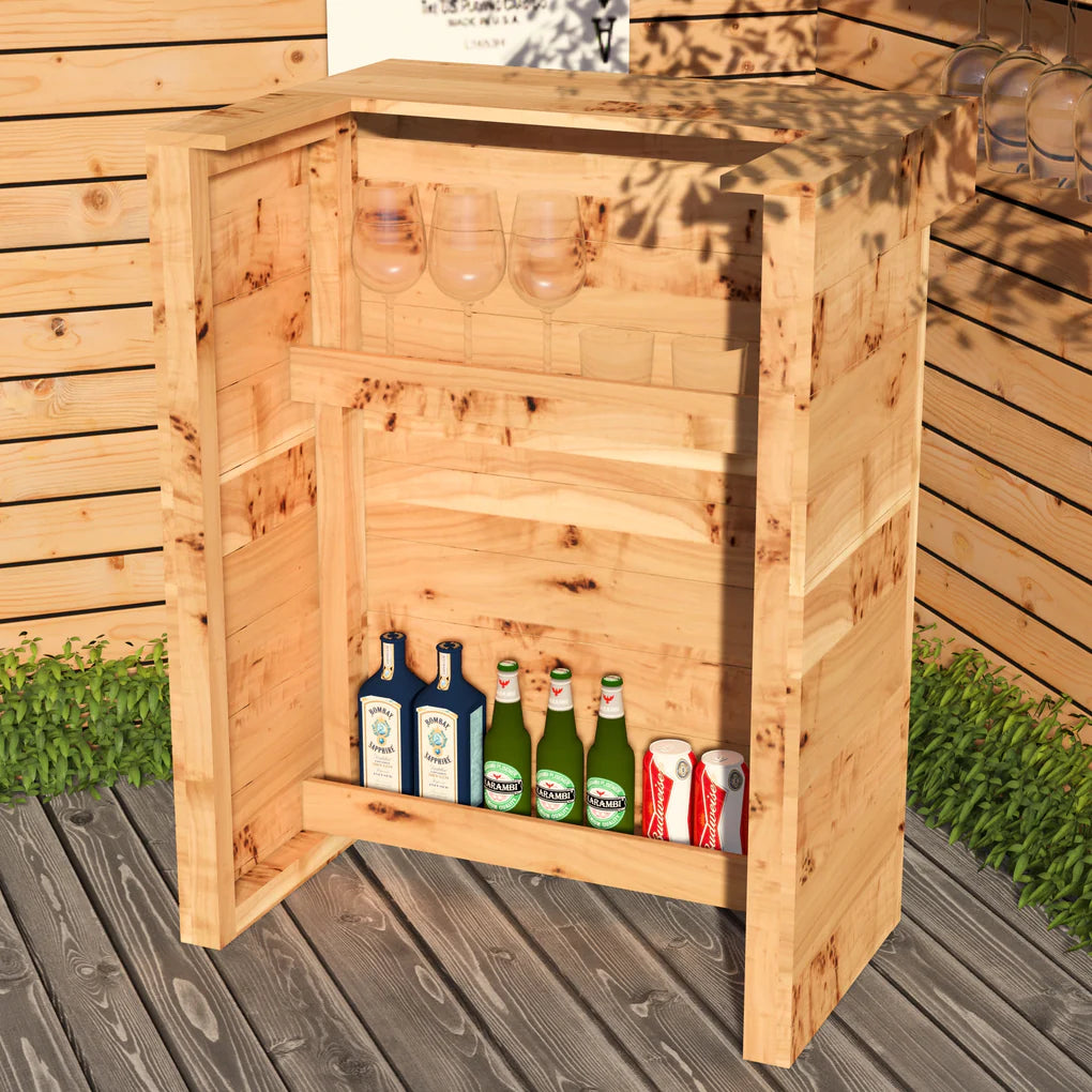 Rustic Wooden Pallet Bar