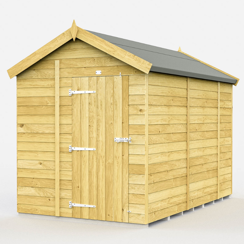 Apex Shed 6ft Single Door No Windows