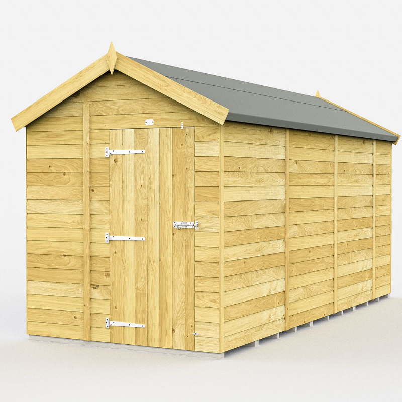 Apex Shed 6ft Single Door No Windows