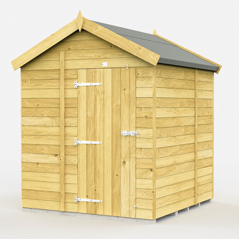 Apex Shed 6ft Single Door No Windows