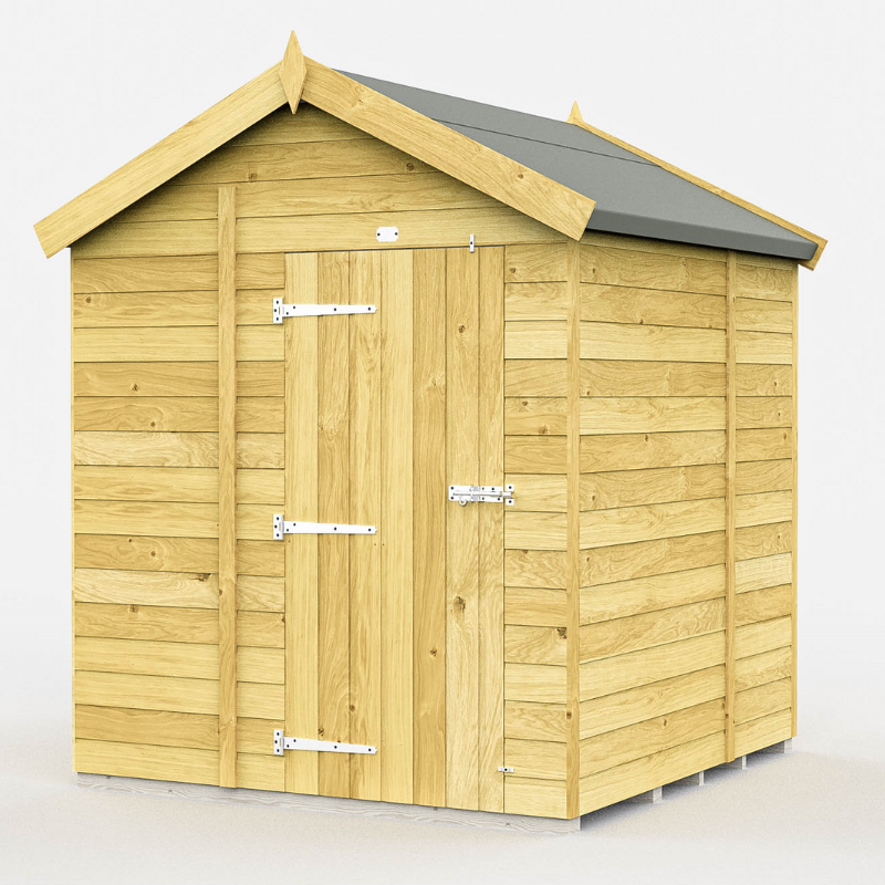 Apex Shed 6ft Single Door No Windows