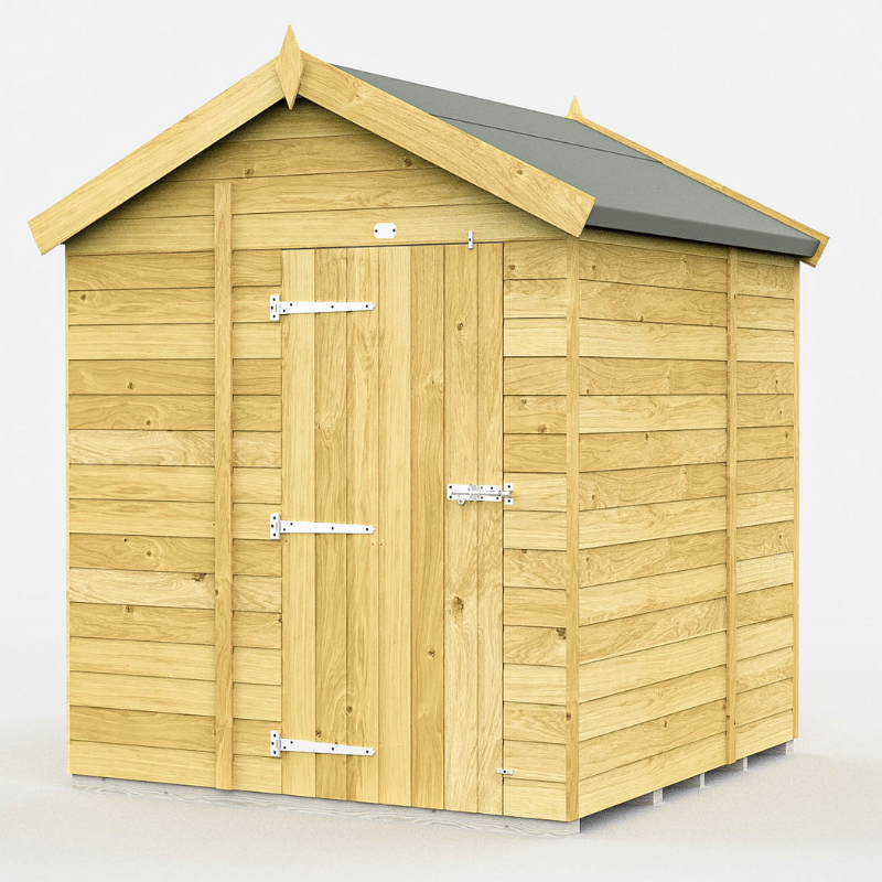 Apex Shed 6ft Single Door No Windows