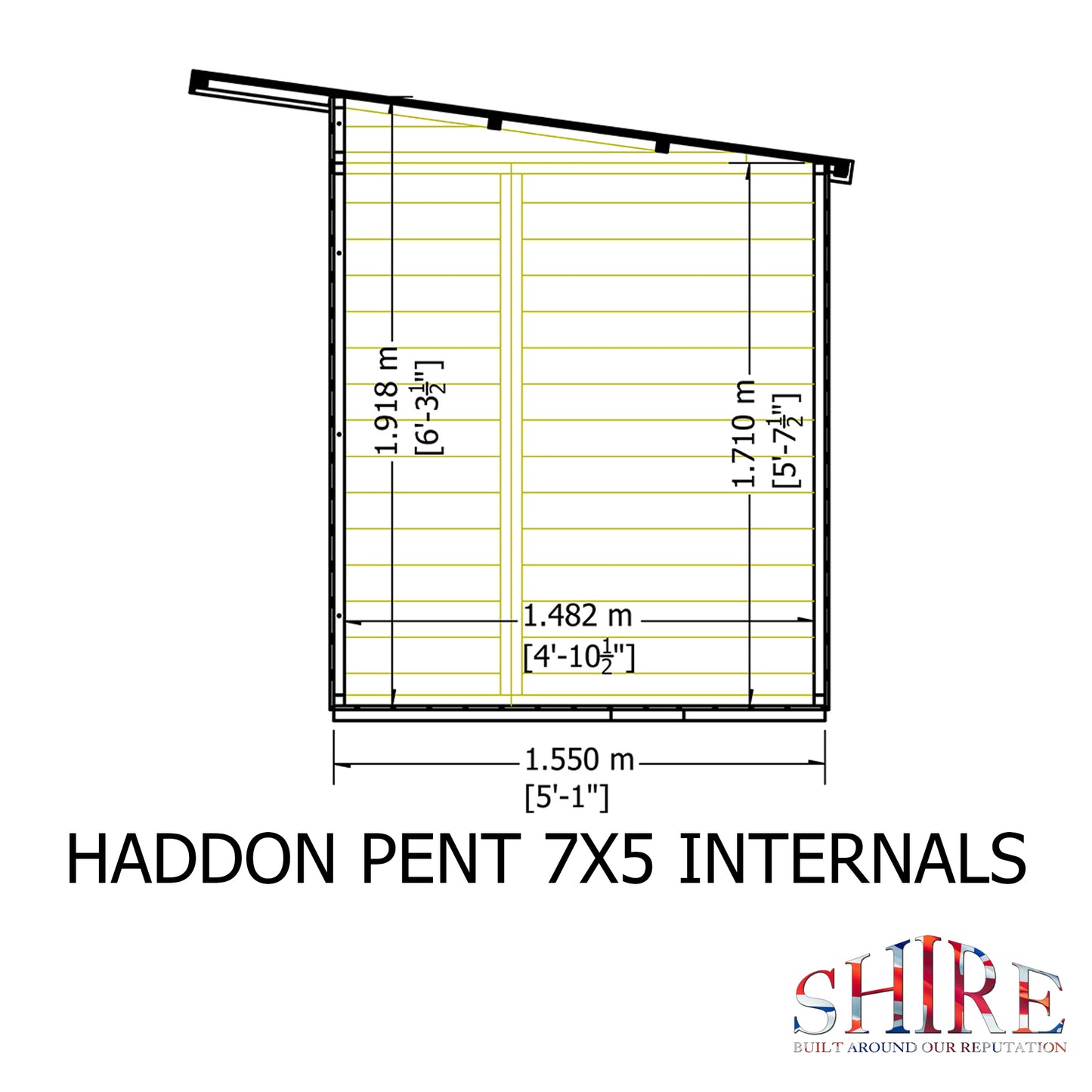 Haddon Pent 7x5 Summerhouse