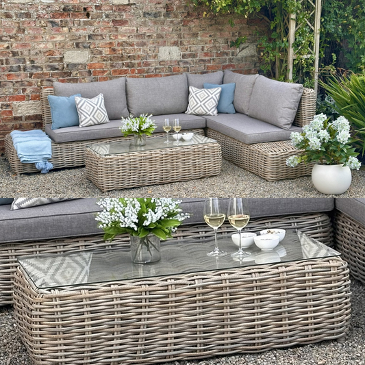 Amalfi Collection Outdoor Large Corner Set
