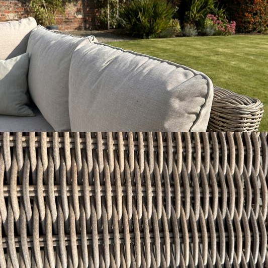 Capri Collection Outdoor Large Corner And Coffee Table Set