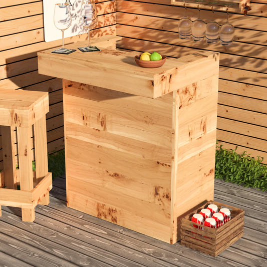 Rustic Wooden Pallet Bar