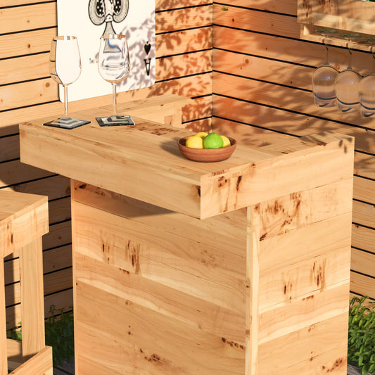 Rustic Wooden Pallet Bar