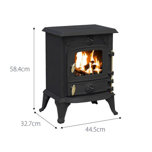 Royal Fire™ 5kW Cast Iron Wood and Coal Burning Stove