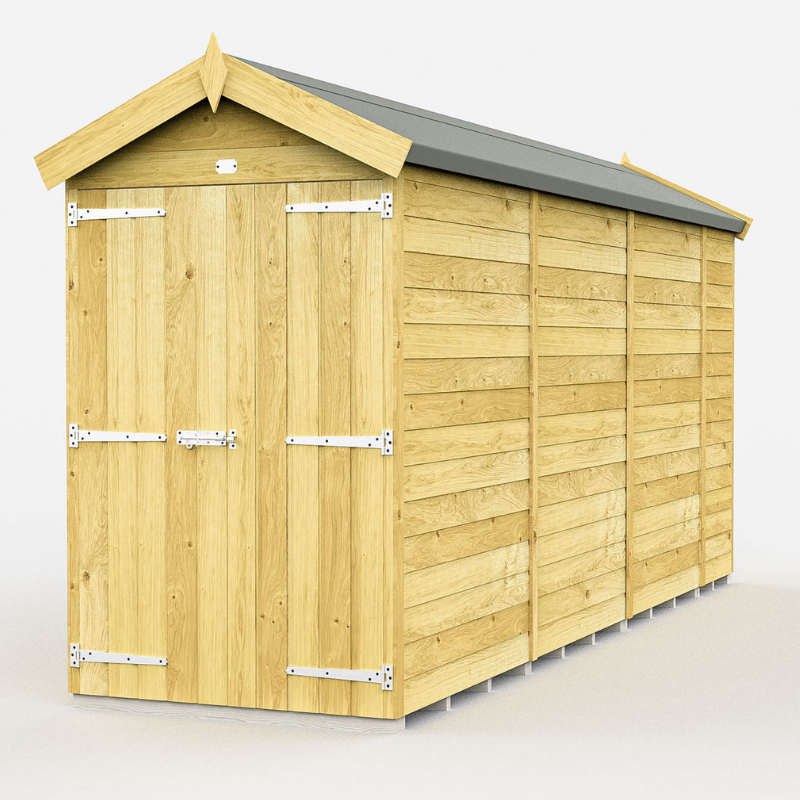 Apex Shed 4ft Double Door No Windows