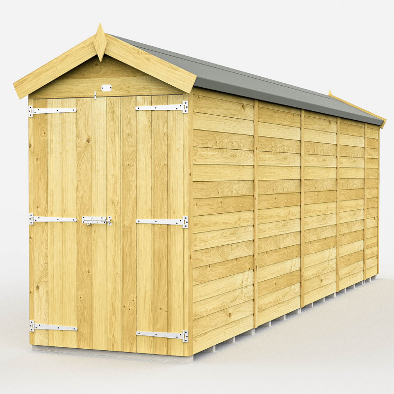 Apex Shed 4ft Double Door No Windows