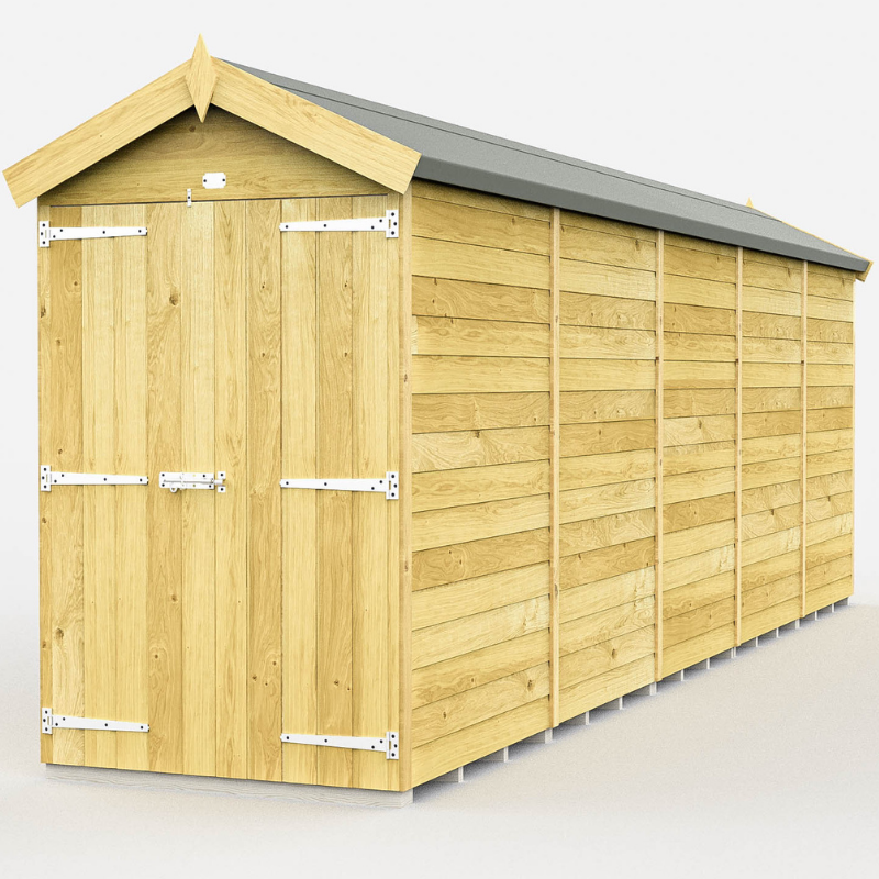 Apex Shed 4ft Double Door No Windows