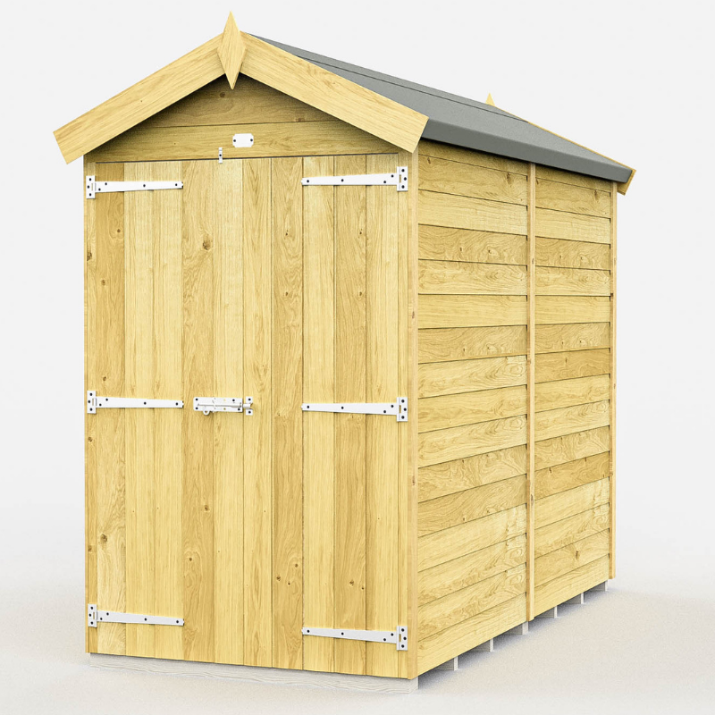 Apex Shed 4ft Double Door No Windows