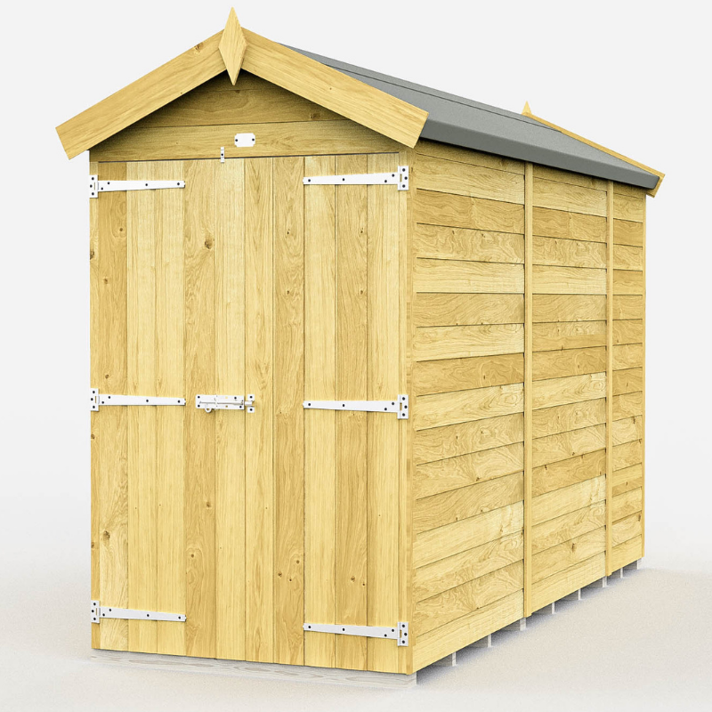 Apex Shed 4ft Double Door No Windows