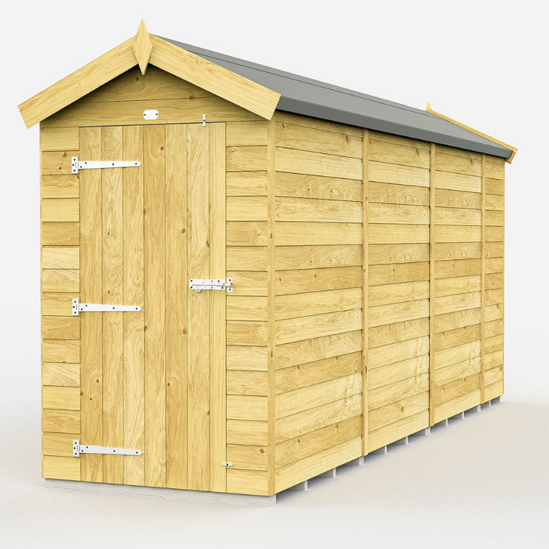 Apex Shed 4ft Single Door No Windows