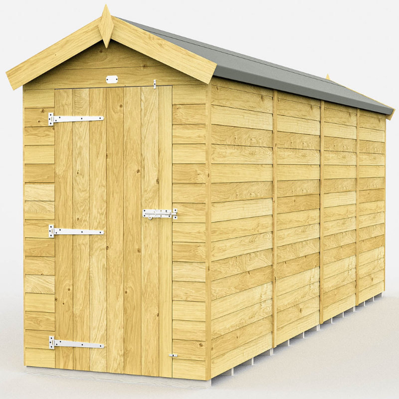 Apex Shed 4ft Single Door No Windows