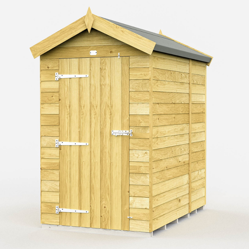 Apex Shed 4ft Single Door No Windows