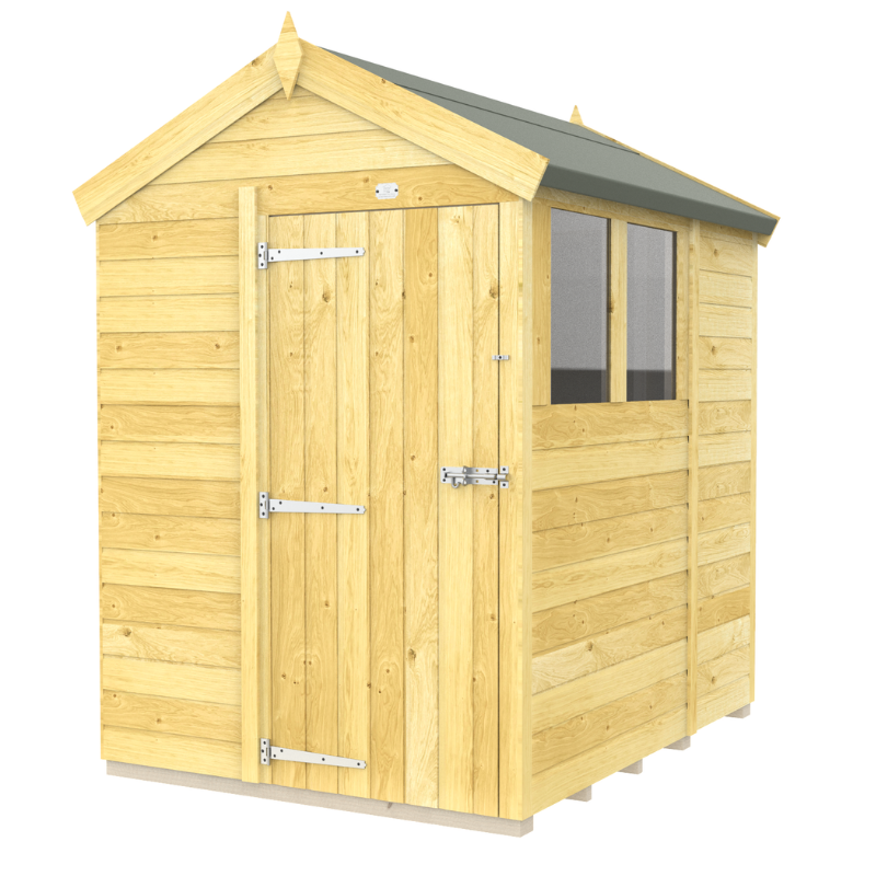 Apex Shed 5ft Single Door With Windows