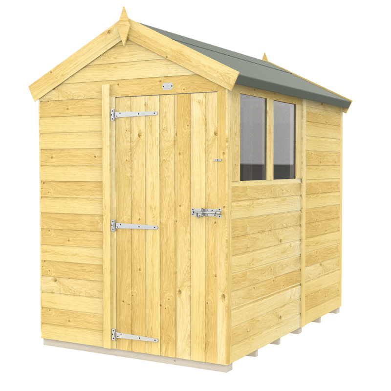 Apex Shed 5ft Single Door With Windows