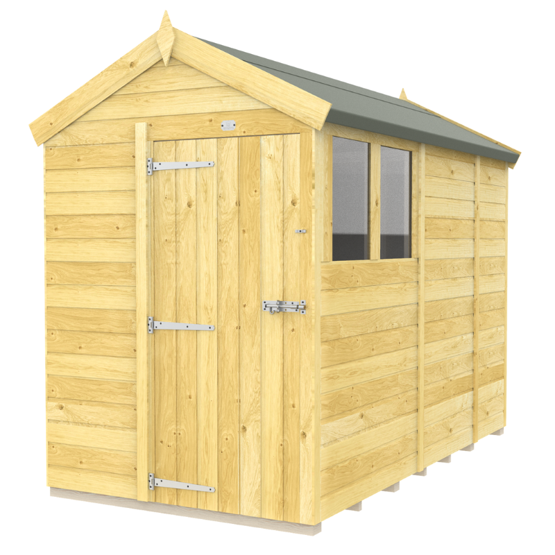 Apex Shed 5ft Single Door With Windows